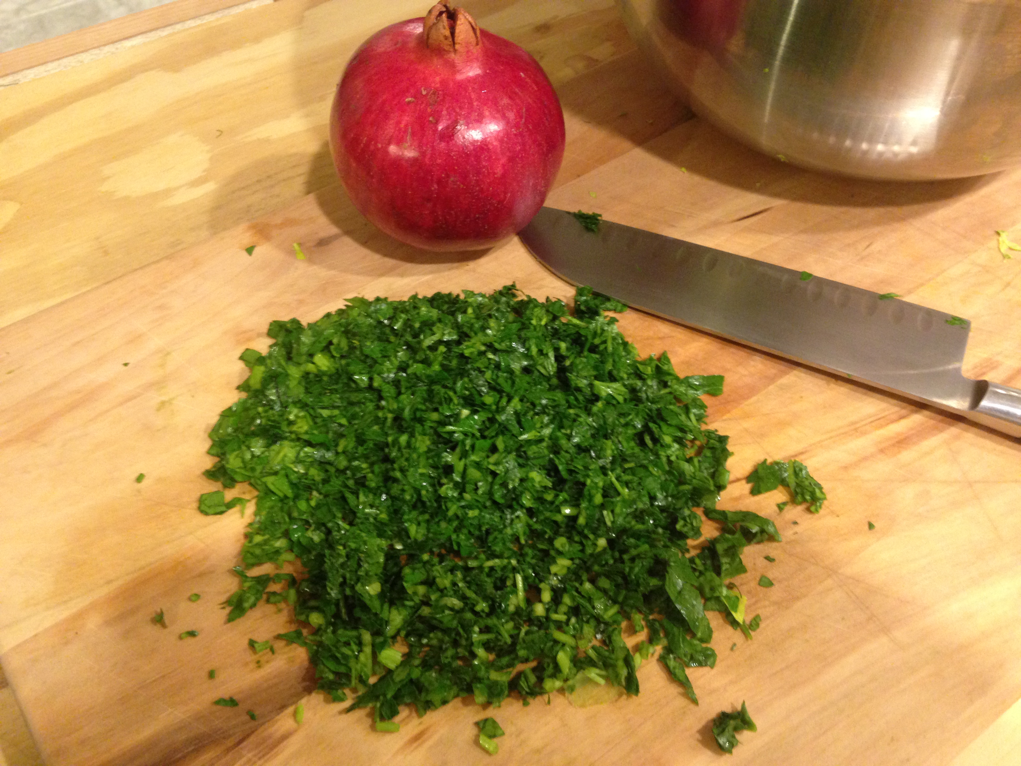 Coarsely Chopped Parsley